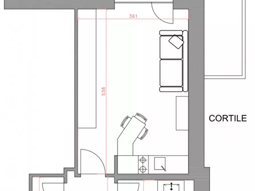 Immagine 21 di Appartamento in affitto  in Corso Trapani a Torino