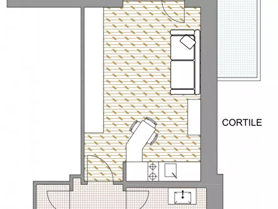 Immagine 22 di Appartamento in affitto  in Corso Trapani a Torino