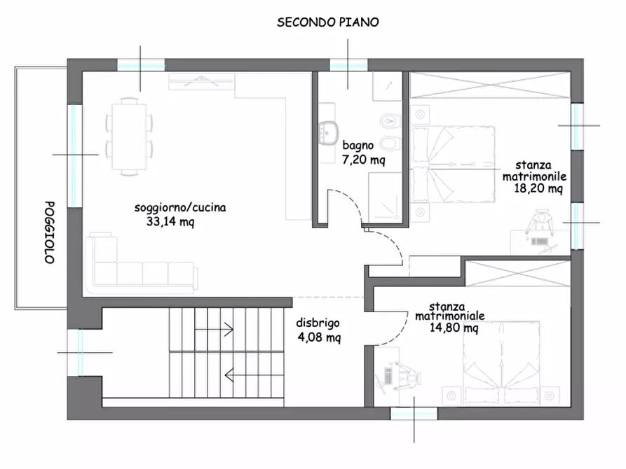Immagine 13 di Appartamento in vendita  in Via Nazionale a Trento