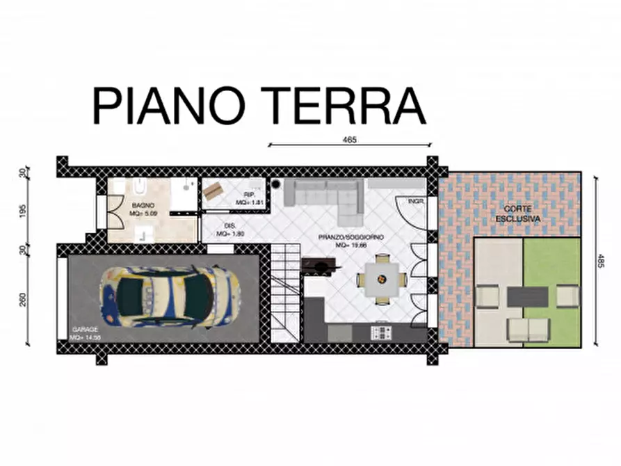 Immagine 36 di Villetta a schiera in vendita  in Via Gaetano Montanari 14 a Argenta