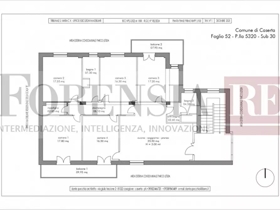 Immagine 3 di Appartamento in vendita  in Viale Abramo Lincoln, 137 a Caserta