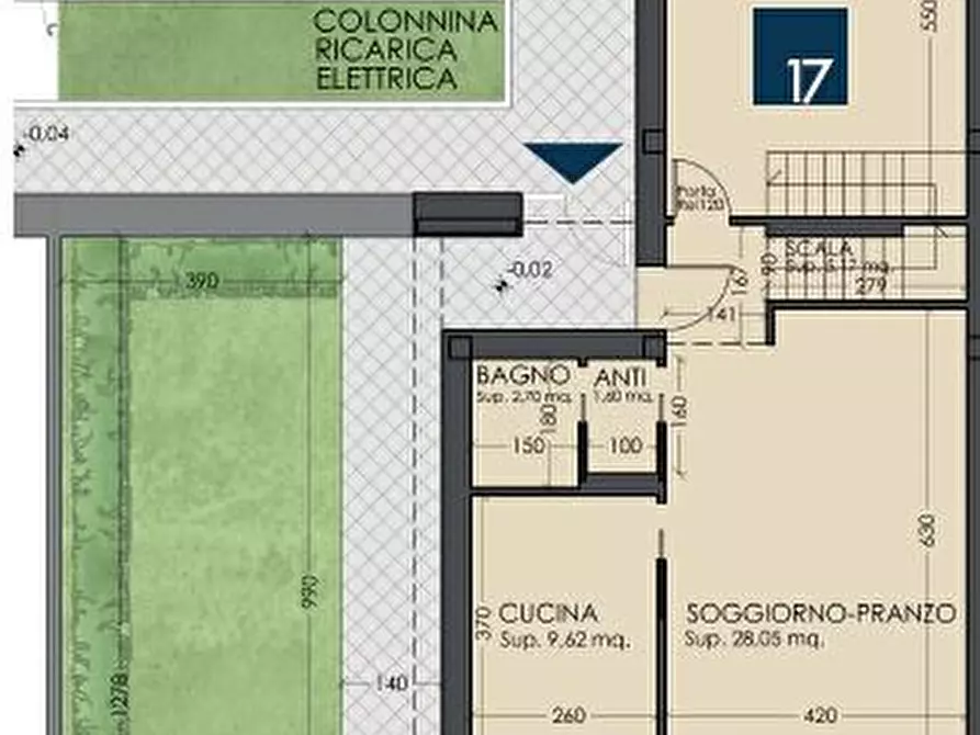 Immagine 13 di Villetta a schiera in vendita  in Via Costante Rebucci a Carpi