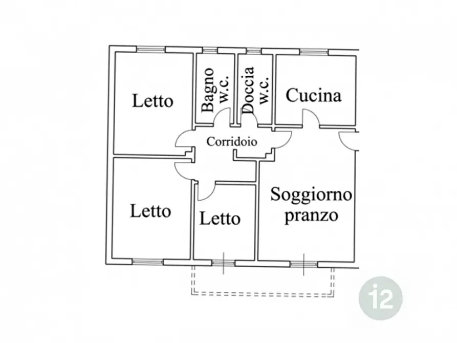 Immagine 10 di Appartamento in vendita  in Via Bezzecca a Carpi