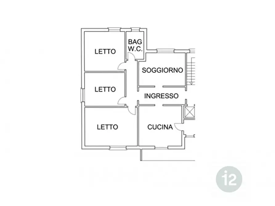 Immagine 12 di Appartamento in vendita  in ROOSEVELT 47 a Carpi