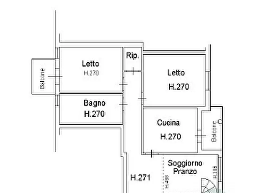 Immagine 25 di Appartamento in vendita  in PIAZZA ORTI SAN FRANCESCO 4 a Fabbrico