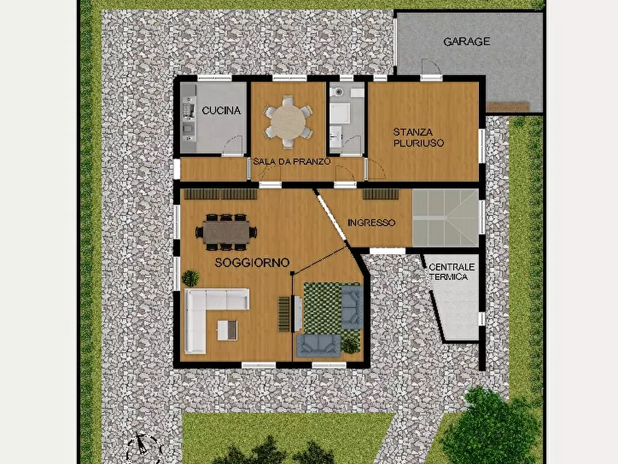 Immagine 14 di Villa in vendita  in via giacomo puccini 19 a Carpi