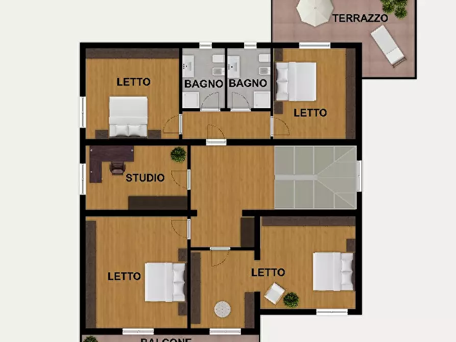 Immagine 15 di Villa in vendita  in via giacomo puccini 19 a Carpi