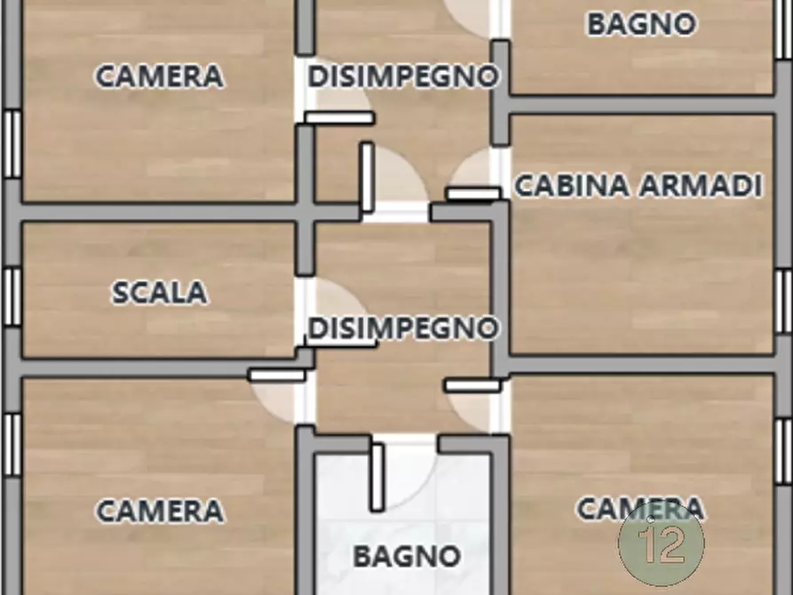 Immagine 41 di Villa in vendita  in Viale Vittorio Saltini a Correggio