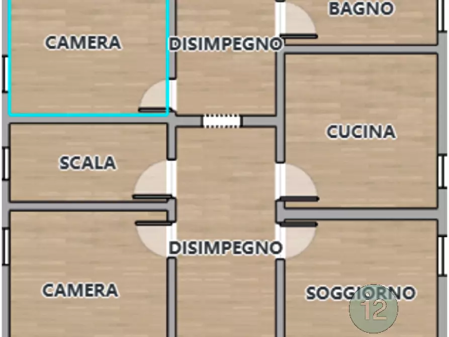Immagine 42 di Villa in vendita  in Viale Vittorio Saltini a Correggio