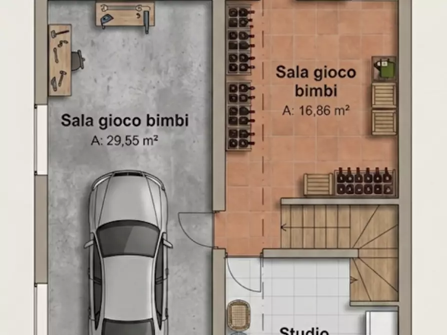 Immagine 14 di Villetta a schiera in vendita  in VIA MANZOTTI 1 a Correggio