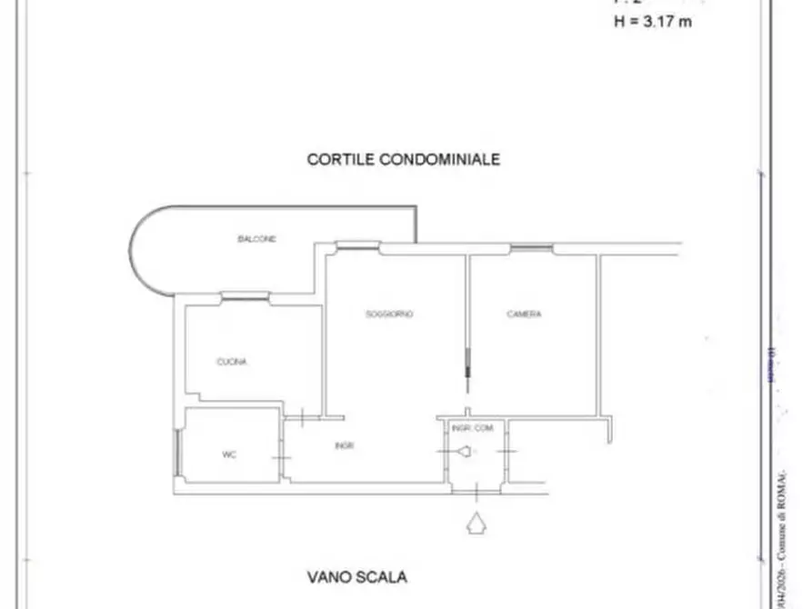 Immagine 26 di Appartamento in vendita  in Viale Vaticano a Roma