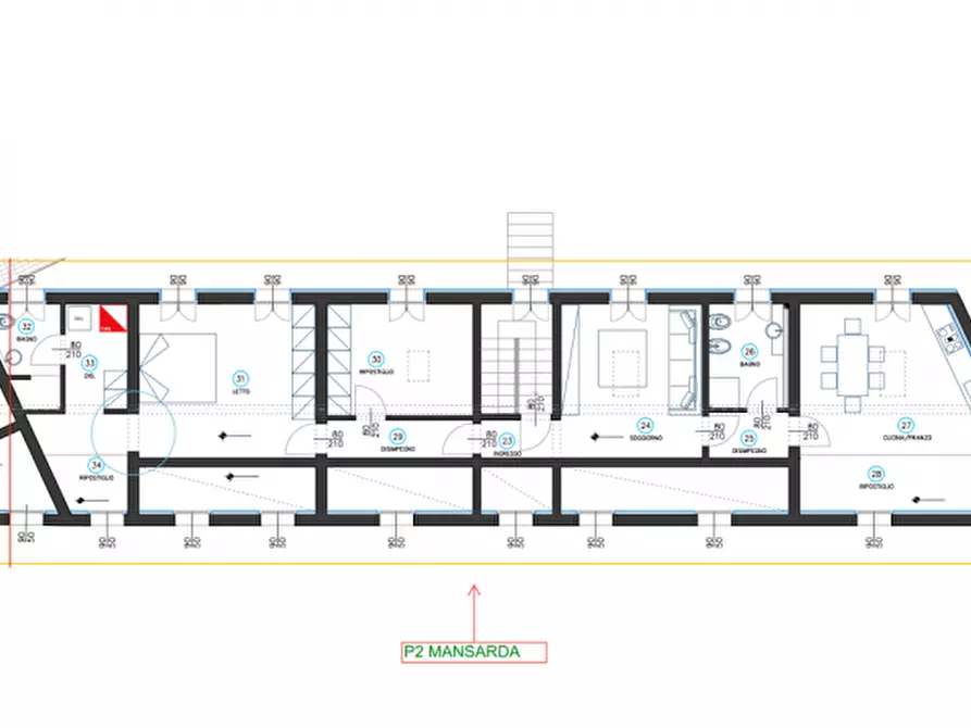 Immagine 36 di Appartamento in vendita  in Via Volturno a Mirandola
