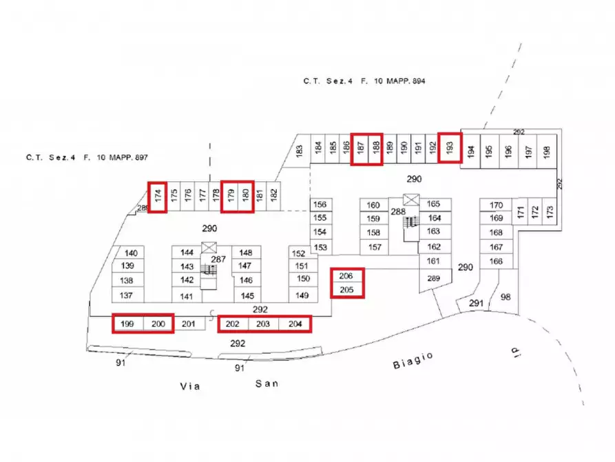 Immagine 2 di Posto auto in vendita  in V. San Biagio di Valpolcevera, 20, 16162 Genova GE, Italia a Genova