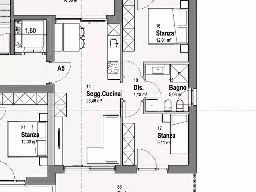 Immagine 5 di Appartamento in vendita  a Montagna .Montan.