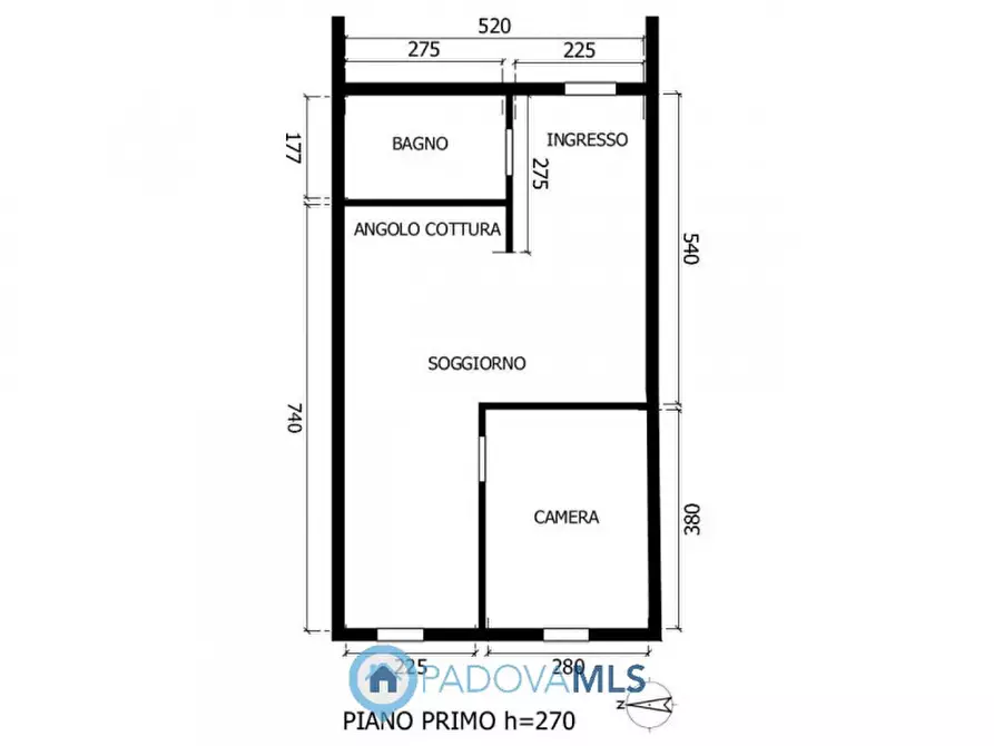 Immagine 27 di Appartamento in vendita  in Corso Vittorio Emanuele II a Padova