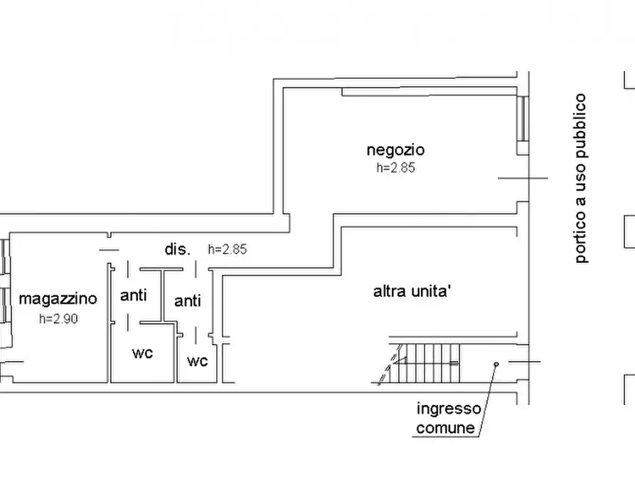 Immagine 12 di Negozio in affitto  in via giacomo matteotti a Este