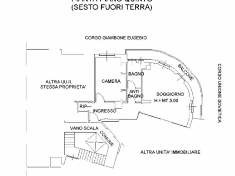 Immagine 31 di Appartamento in affitto  in Corso Eusebio Giambone 1 a Torino