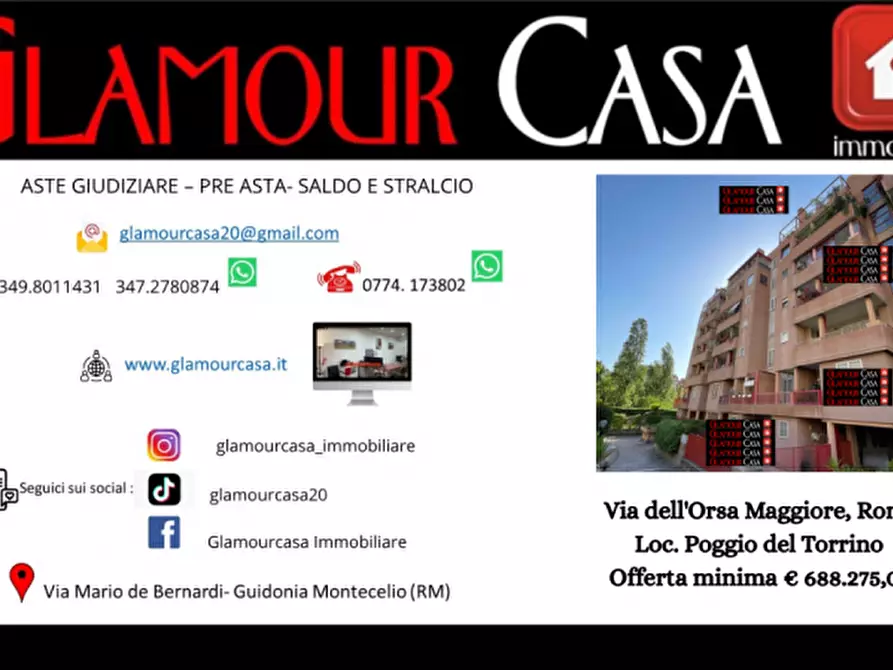 Immagine 1 di Appartamento in vendita  in Via dell'Orsa Maggiore a Roma