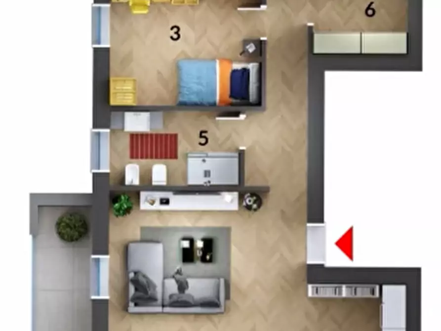 Immagine 3 di Appartamento in vendita  in Via Pietro Mascagni a Albignasego