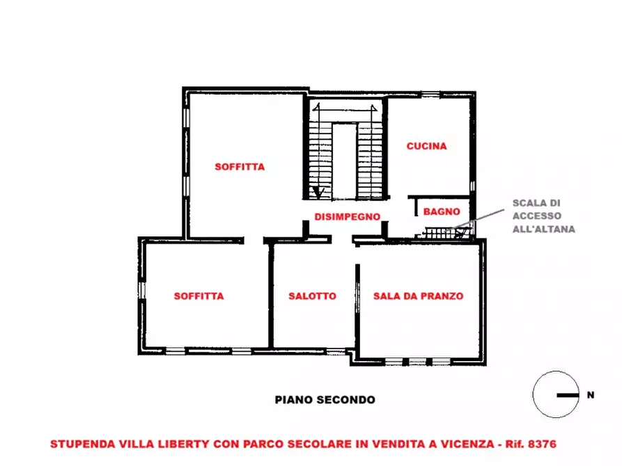 Immagine 39 di Villa in vendita  in Via Legione Antonini, a Vicenza