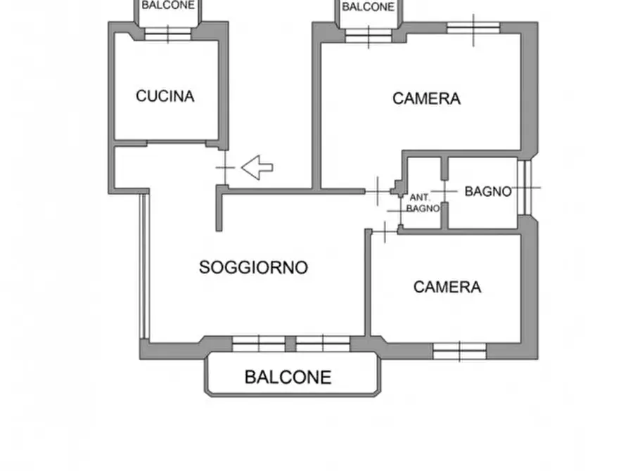 Immagine 3 di Appartamento in affitto  in Via Aurelio Nicolodi a Trento