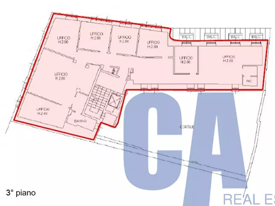 Immagine 16 di Palazzo in affitto  in PIAZZA CORDUSIO a Milano