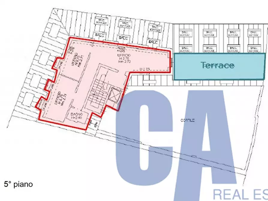Immagine 18 di Palazzo in affitto  in PIAZZA CORDUSIO a Milano