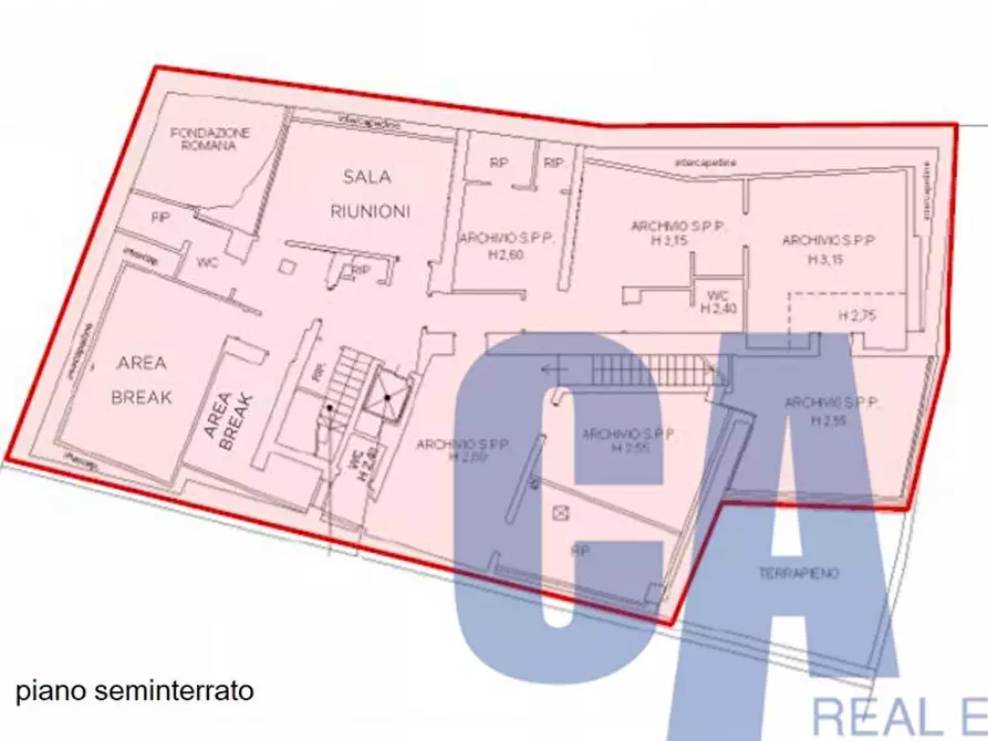 Immagine 19 di Palazzo in affitto  in PIAZZA CORDUSIO a Milano