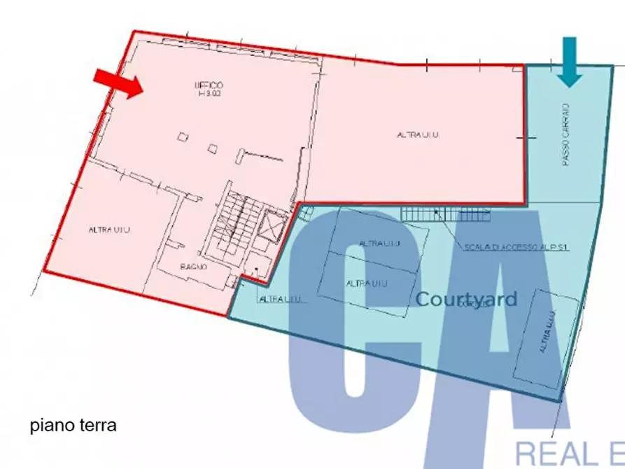 Immagine 20 di Palazzo in affitto  in PIAZZA CORDUSIO a Milano