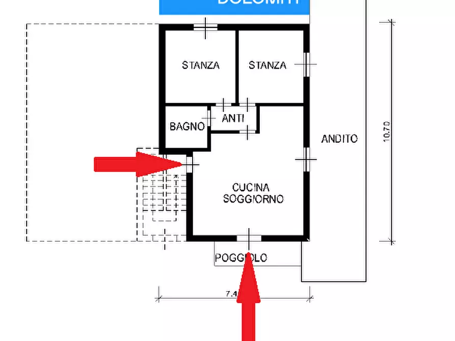 Immagine 19 di Appartamento in vendita  a Predaia