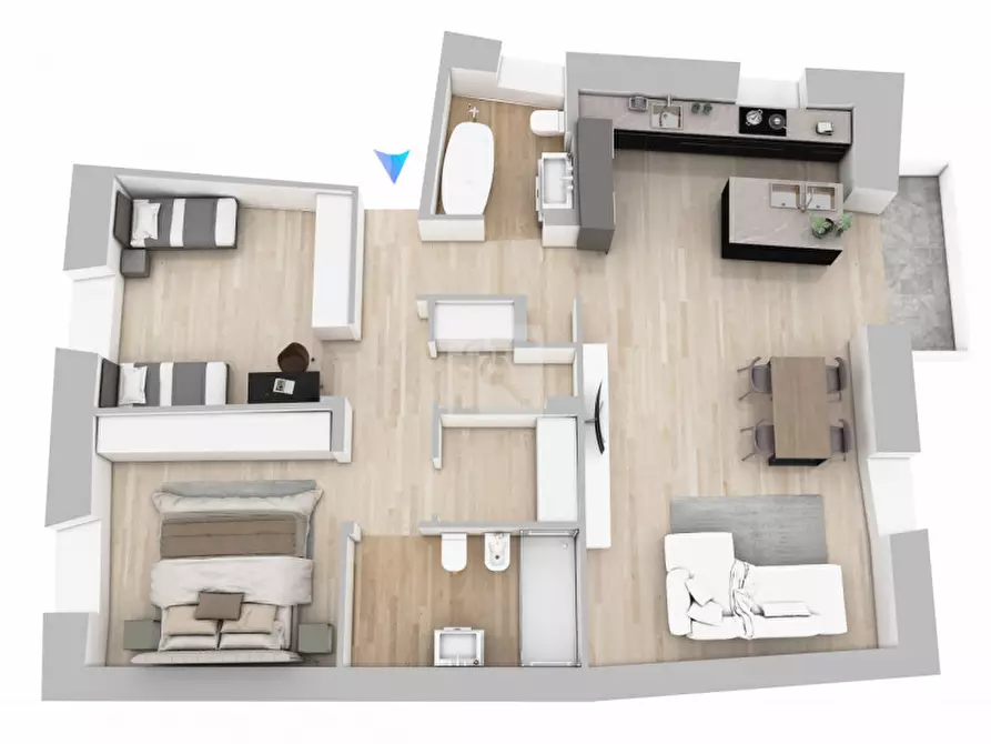 Immagine 22 di Appartamento in vendita  in Via Piave a Ledro