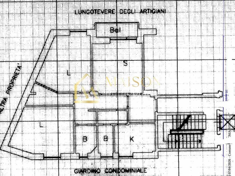 Immagine 33 di Appartamento in vendita  in Lungotevere degli Artigiani a Roma