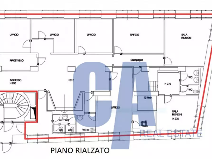 Immagine 14 di Ufficio in affitto  in VIA TURATI FILIPPO a Milano