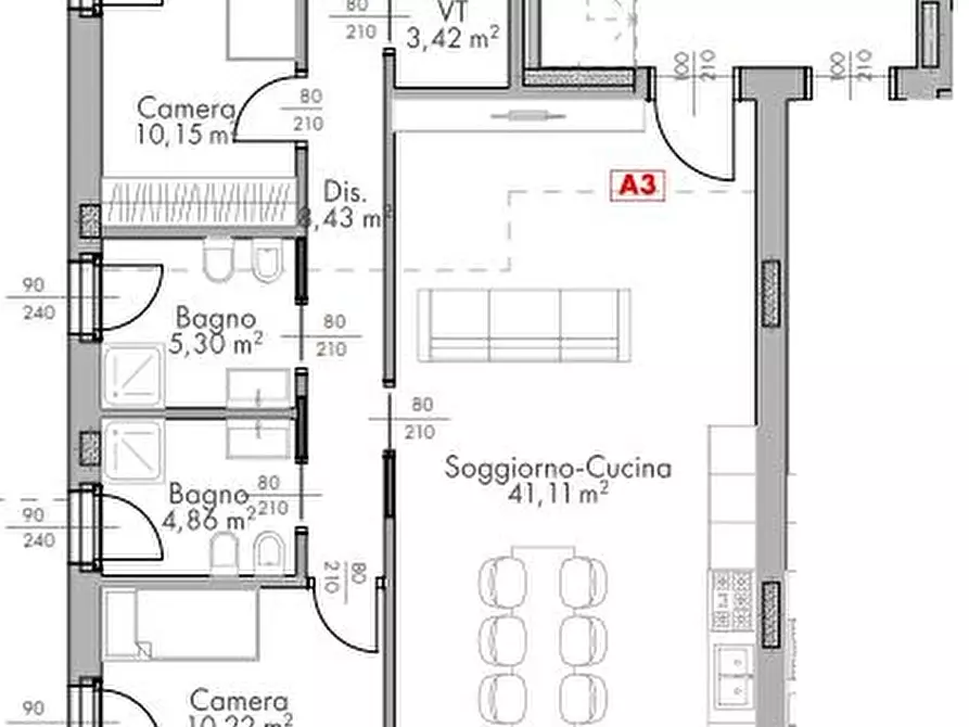 Immagine 56 di Appartamento in vendita  in Via Argine sinistro  25 a Dolo