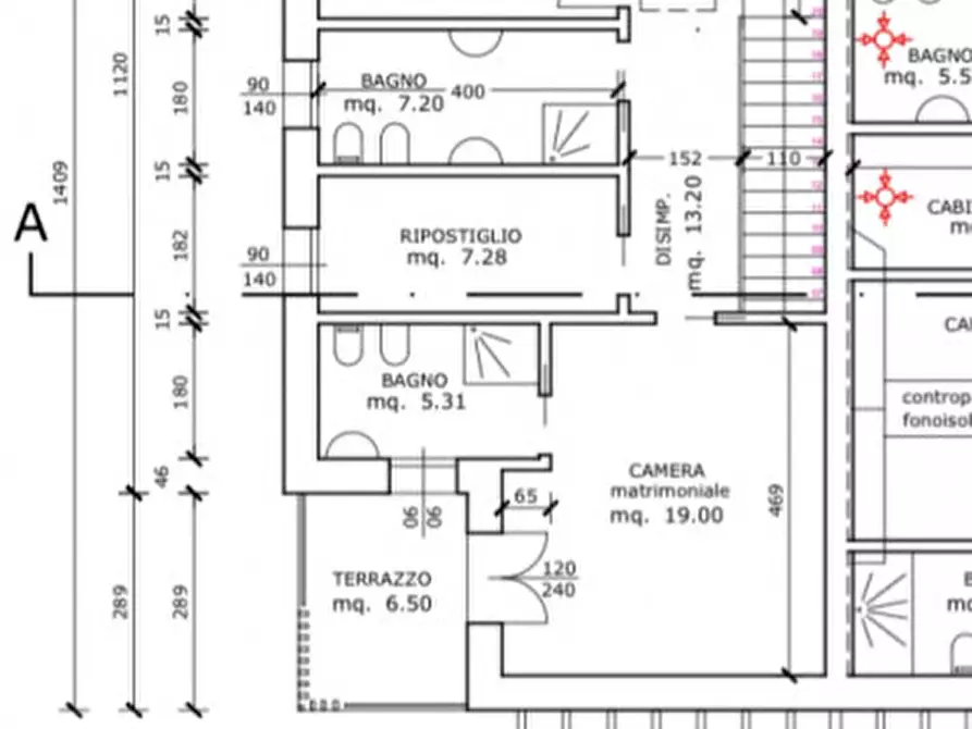Immagine 2 di Casa bifamiliare in vendita  a Vigonza