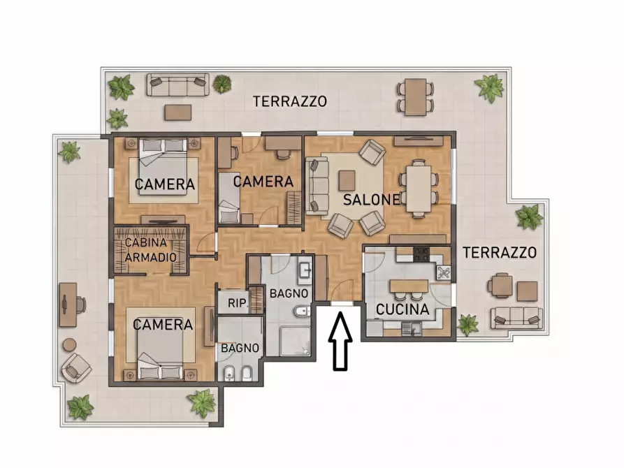 Immagine 12 di Attico in vendita  in Casalecchio Marullina a Casalecchio Di Reno