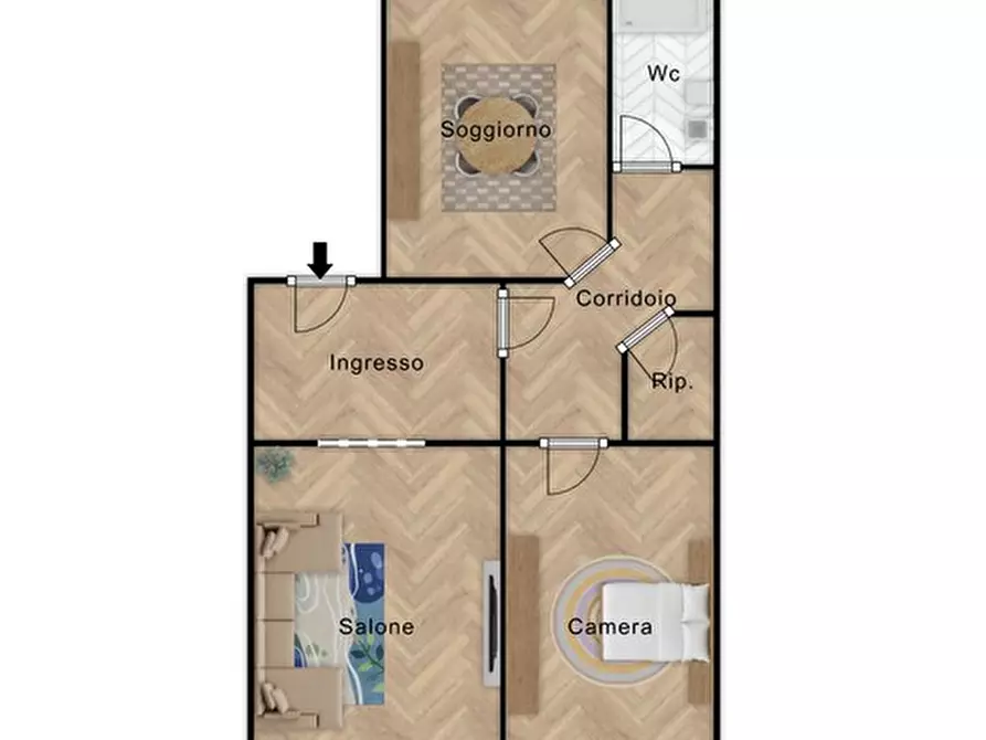 Immagine 20 di Appartamento in vendita  in Via Ferdinando Ferri, 10 a Palermo