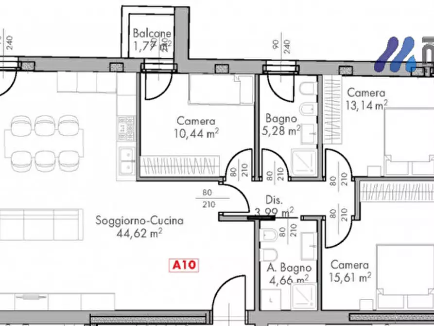Immagine 35 di Attico in vendita  in Via Argine Sinistro 25 a Dolo