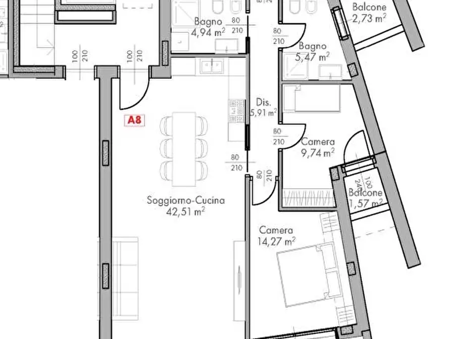 Immagine 40 di Attico in vendita  in Via Argine Sinistro 25 a Dolo