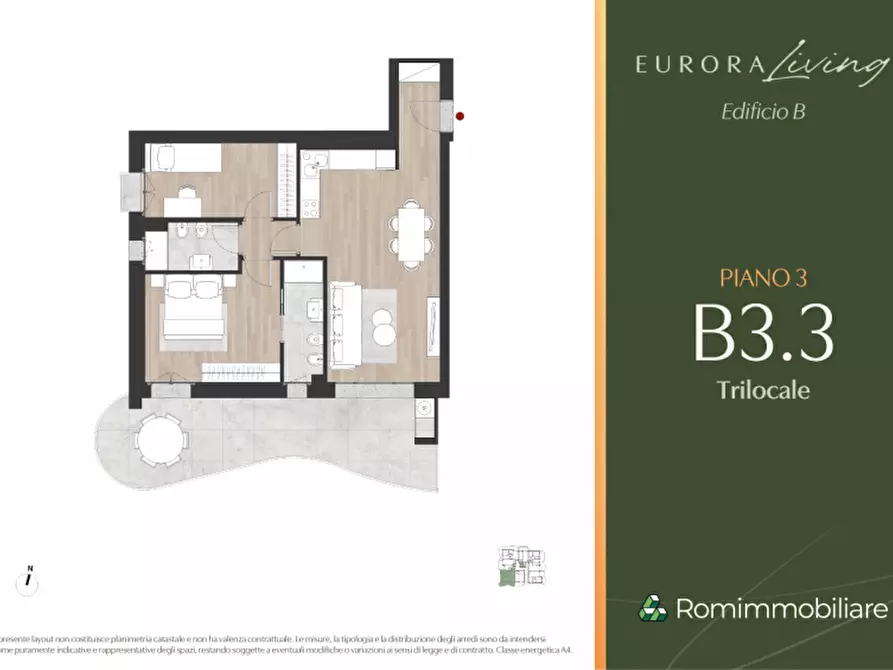 Immagine 13 di Appartamento in vendita  in Piazzale Giulio Douhet a Roma