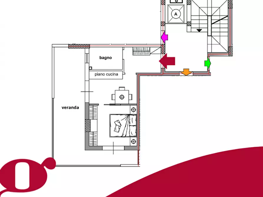 Immagine 2 di Appartamento in vendita  in MILAZZO VIA TENETE SIRO BRIGIANO,44 a Milazzo