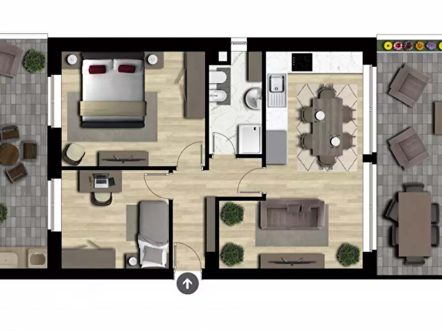 Immagine 9 di Appartamento in vendita  in VIA TONNARA a Milazzo