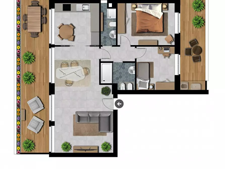 Immagine 9 di Appartamento in vendita  in VIA TONNARA a Milazzo