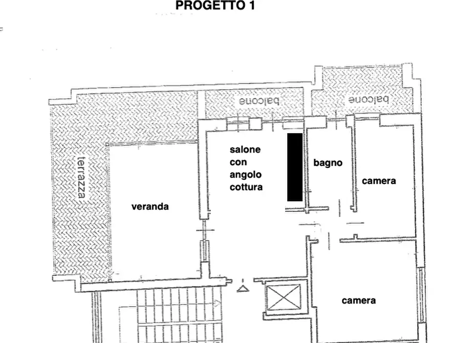 Immagine 30 di Attico in vendita  in Via del Labaro a Roma