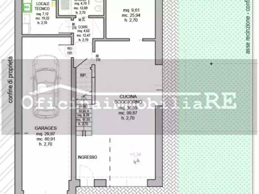 Immagine 5 di Villa in vendita  in Via Merlin a Fosso'