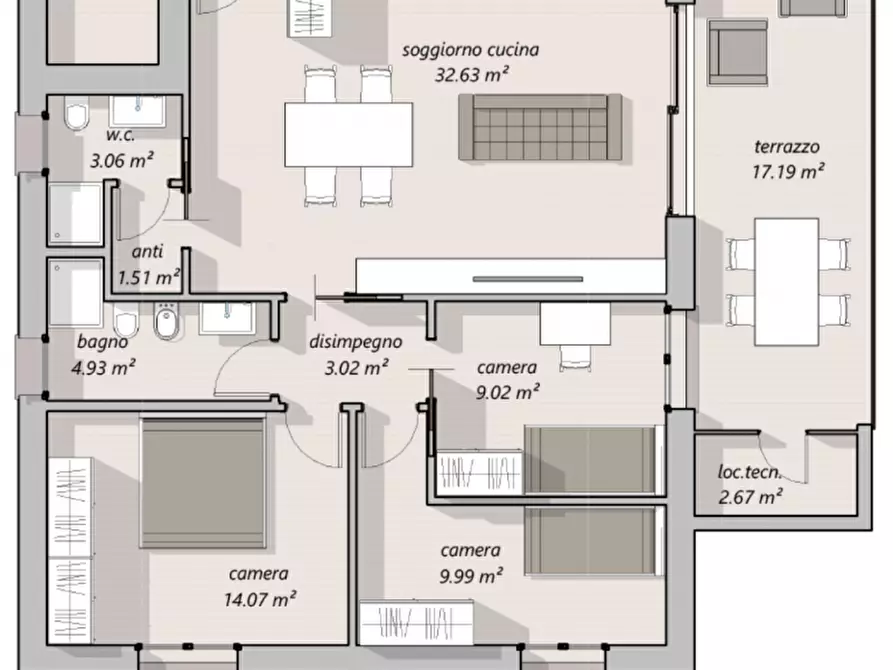 Immagine 18 di Appartamento in vendita  in Via Carlo Goldoni a Jesolo