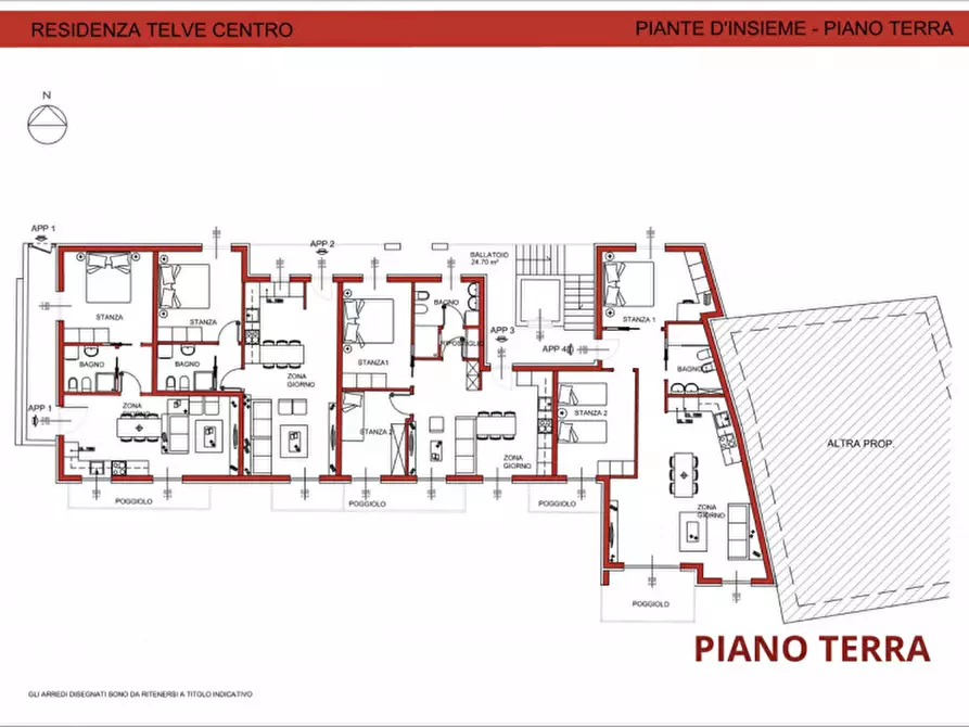 Immagine 12 di Appartamento in vendita  in Via Santa Giustina a Telve