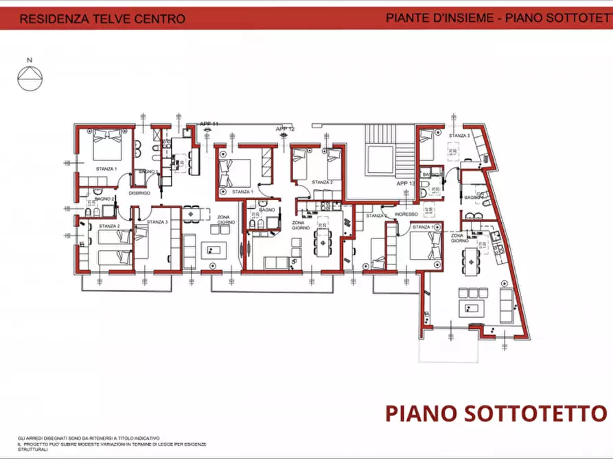 Immagine 15 di Appartamento in vendita  in Via Santa Giustina a Telve