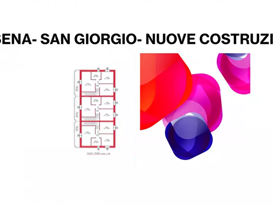 Immagine 1 di Villetta a schiera in vendita  in Via San Giorgio a Cesena