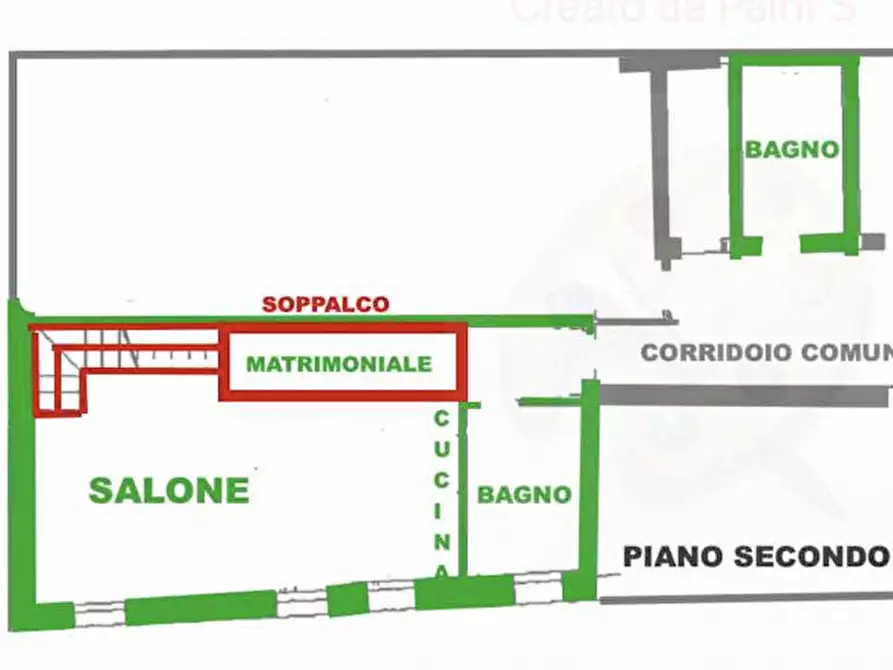 Immagine 4 di Attico in affitto  in Via dei Tadi 10 a Padova